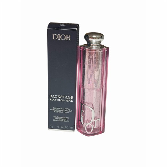 Dior Backstage Rosy Glow Stick Blush 001 Pink pH-Activated Dewy Glow - Picture 4 of 9
